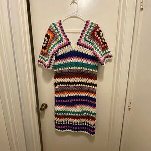 SALE! 2 for $30 HANDMADE CROCHET MIDI DRESS NWT!